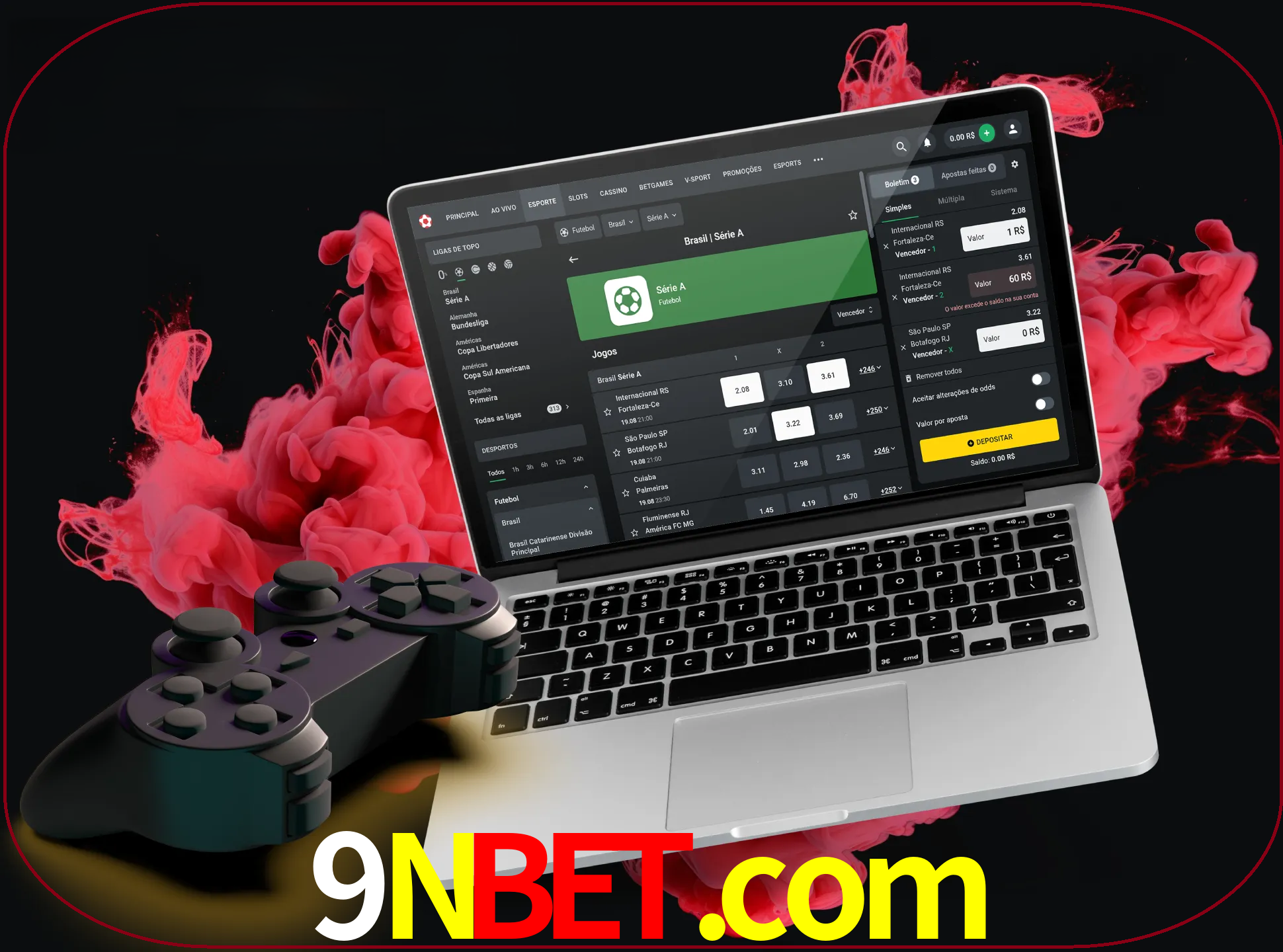 Visite a secção especial de jogos de vídeo em 9nbet para descobrir em que jogos pode apostar e ganhar muito dinheiro.