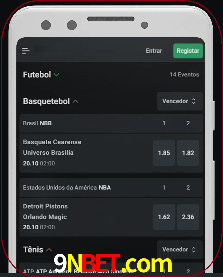 Aposte e assista aos esportes em formato ao vivo.